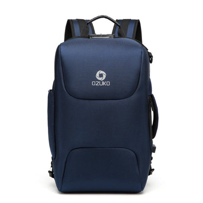 Ozuko Business Anti-Theft Backpack w/ USB Charging Connection