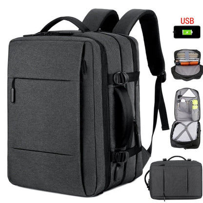 Business Backpack Casual Laptop Bag display of interior capacity