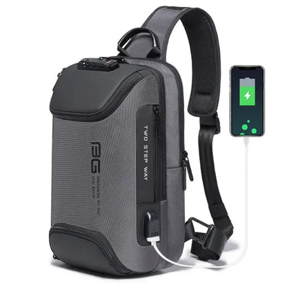 BG Chest Bag Sling Bag w/ USB Charging - Image #1