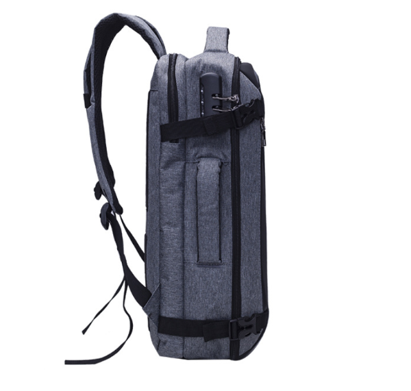 Convertible Anti-Theft USB Charging Backpack